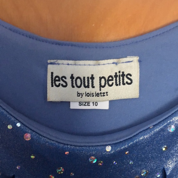 Girls size 10 dress. Beautiful, highest quality by les tout petites. Like new. - Picture 3 of 4